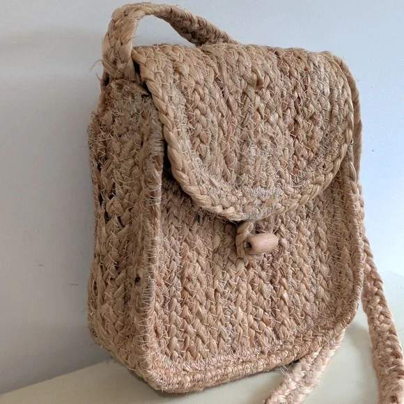 NWT Next Raffia Straw Shoulder Bag - Picture 6 of 11